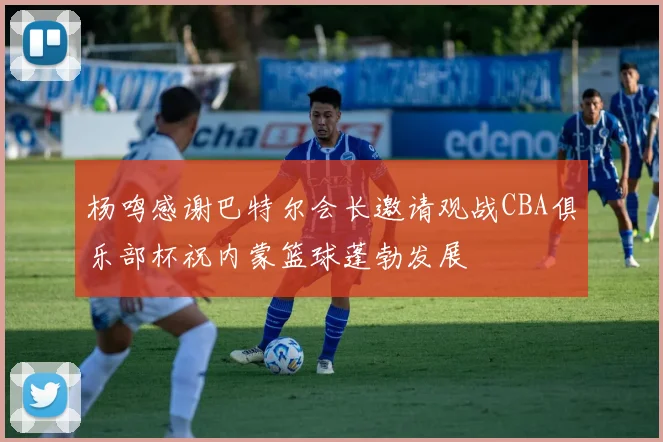 杨鸣感谢巴特尔会长邀请观战CBA俱乐部杯祝内蒙篮球蓬勃发展